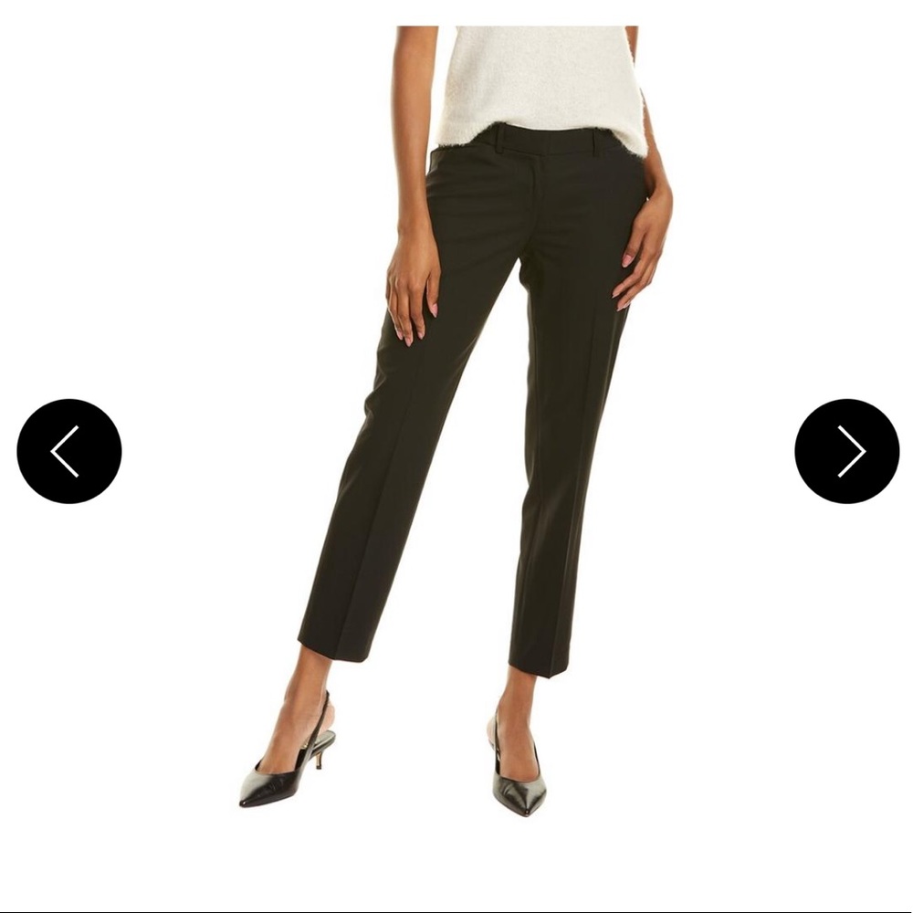 NWRT Lafayette 148 New York Downtown Pant - Size 6, Color Espresso